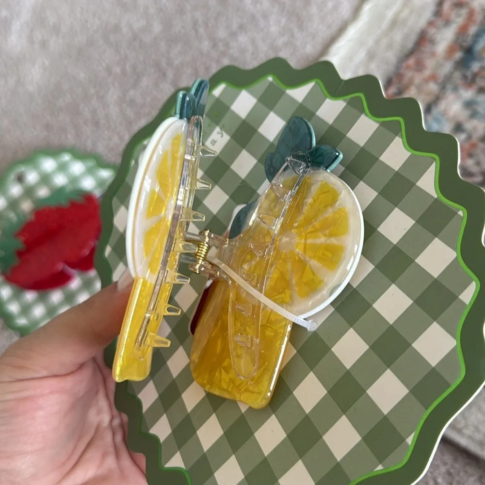 NEW- A New Day Fruit Hairclips